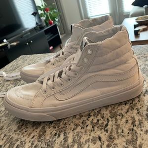 Vans white high tops